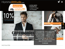 Tablet Screenshot of hommeattitude.com